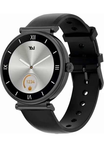F15-YF150 You Smart Black & Black Silicon Akıllı Saat