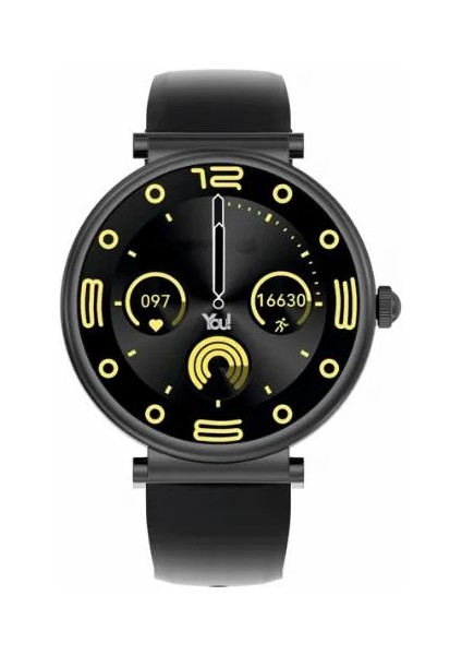 F15-YF150 You Smart Black & Black Silicon Akıllı Saat