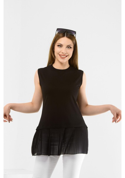 Kadın Piliseli Penye Tunik Içlik modelleri