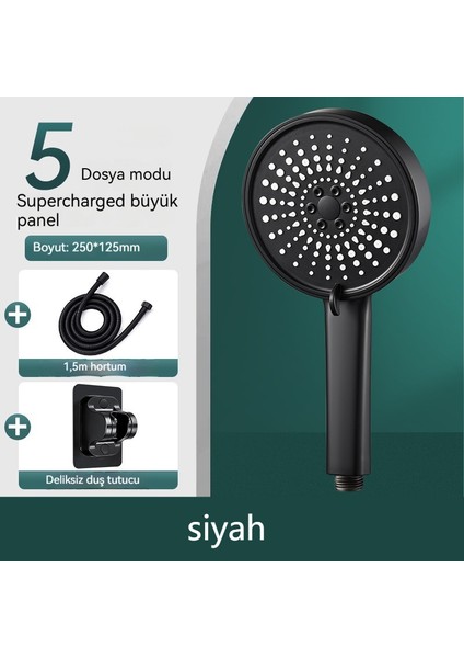 Ev Duş + 1.5m Su Borusu + Taban (Yurt Dışından)