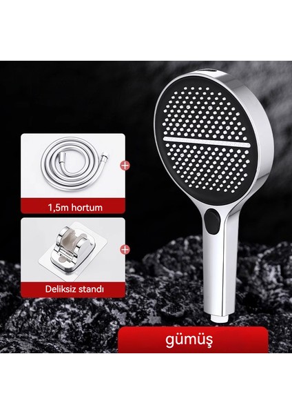Ev Duş + 1.5m Su Borusu + Taban (Yurt Dışından)