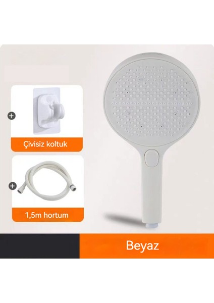 Ev Duş + 1.5m Su Borusu + Taban (Yurt Dışından)