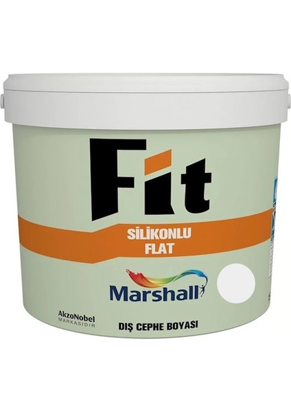 Fit Silikonlu Flat Dış Cephe Boyası 15 Lt RAL9003 Sinyal Beyazı