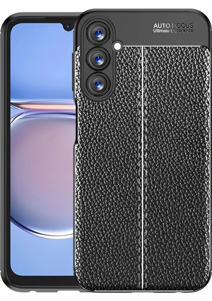 Samsung Galaxy A16 Kılıf Deri Görünümlü Leke Yapmaz Silikon Kamera Korumalı Kapak