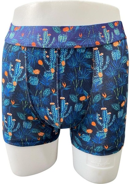 Erkek Karışık Pamuklu Esnek 4'lü Boxer Paketi 2304 modelleri
