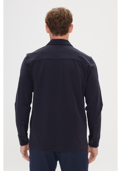 Standart Fit Normal Kesim Gömlek Yaka Pamuklu Esnek Mont indirimleri