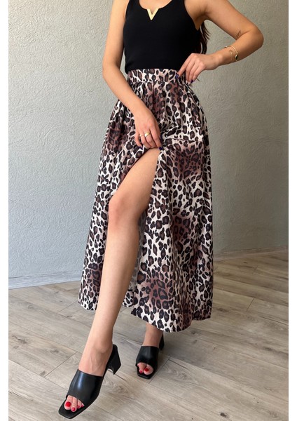 Leopar Yırtmaç Detaylı Paraşüt Balon Etek fiyatları