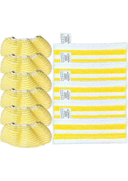 11 Adet Buharlı Paspas Bezi Kapağı Easyfix Sc2 Sc3 Sc4 Sc5 El Tipi Elektrikli Süpürge Parçaları Mikrofiber Ped (Yurt Dışından)