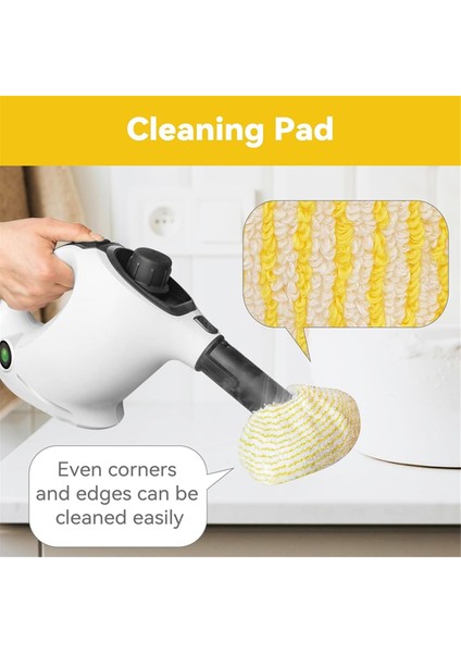 11 Adet Buharlı Paspas Bezi Kapağı Easyfix Sc2 Sc3 Sc4 Sc5 El Tipi Elektrikli Süpürge Parçaları Mikrofiber Ped (Yurt Dışından)