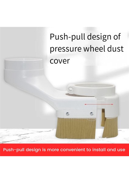 90MM Gravür Makinesi Mil Fırçası Toz Geçirmez Vakumlu Temizleyici Toz Toplayıcı Cnc Yönlendirici Frezeleme (Yurt Dışından)