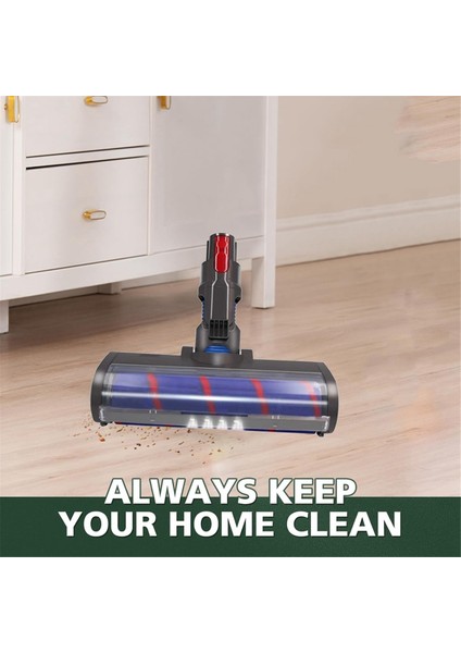 V15 V11 V10 V8 V7 Vakum Ataşmanı Yumuşak Silindir Fırçası Değişimi Sert Ahşap Temizleyici Için Toz Işığı ile (Yurt Dışından) fırsatları