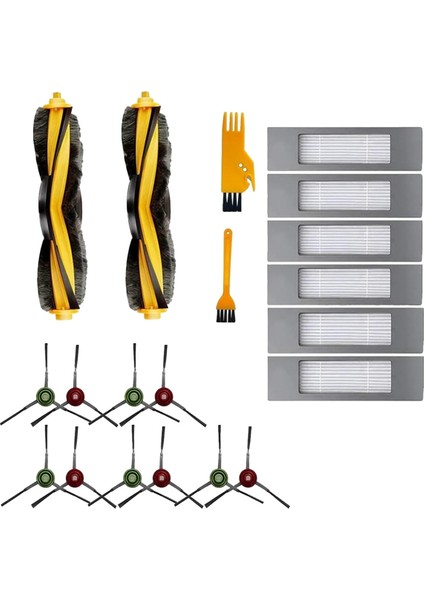 Vakum Için Ozmo 920 950 T8 Max T9 T5 N5 N7 N8+ N8 Pro DX55 DX93 DJ65 Ana Yan Fırça Hepa Filtresi (Yurt Dışından)