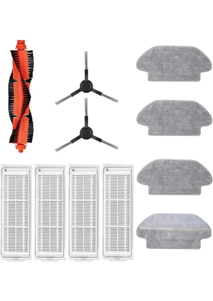 Mi Robot Vacuum Mop Pro P STYTJ02YM Temizleyici Ana Yan Fırça Hepa Filtre Bezi Aksesuarları (Yurt Dışından)