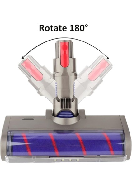 V15 V11 V10 V8 V7 Vakumlar Için Toz Işığı ile Yumuşak Silindir Fırça Değişimi Sert Ahşap Temizleyici (Yurt Dışından)