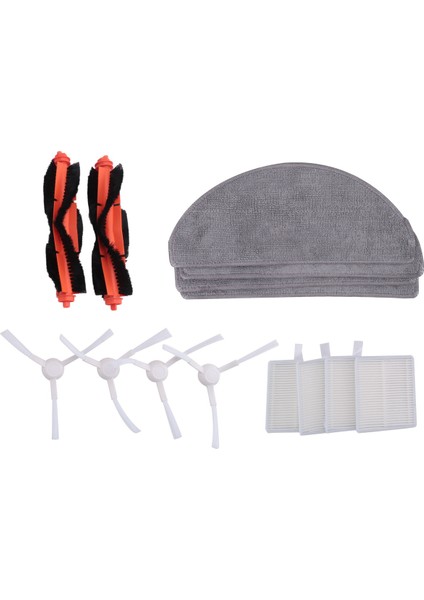 Robot Vakum E10 E12 E10C Yedek Parça Aksesuarları Yan Fırça Hepa Filtre Paspas Bezi (Yurt Dışından) modelleri