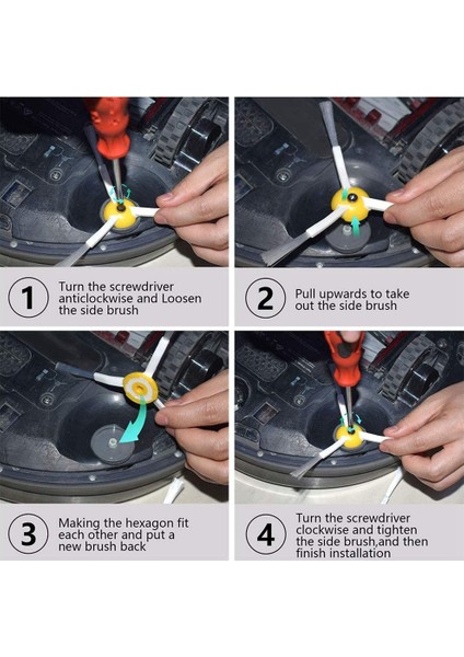 600, 800, 900 Serisi Için Yan Fırça 671 R671 696 R696 692 R692 605 R605 680 R680 860 870 871 875 880 (Yurt Dışından) fırsatları