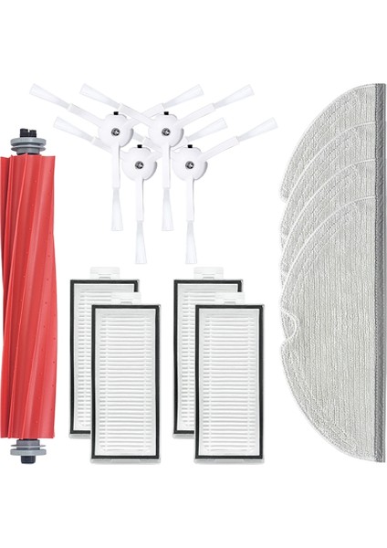 Stone Max / Max+ Süpürme Robotu Için Ana Fırça Yan Filtre Mop Takımı (Yurt Dışından)