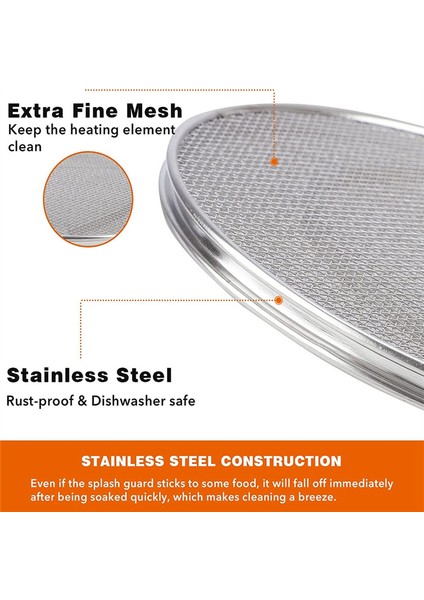 Foodi FG551 Için Paslanmaz Çelik Sıçrama Kalkanı, Aksesuarlar Akıllı Xl 6'sı 1 Arada Kapalı Izgara Yeniden Kullanılabilir (Yurt Dışından) fırsatları