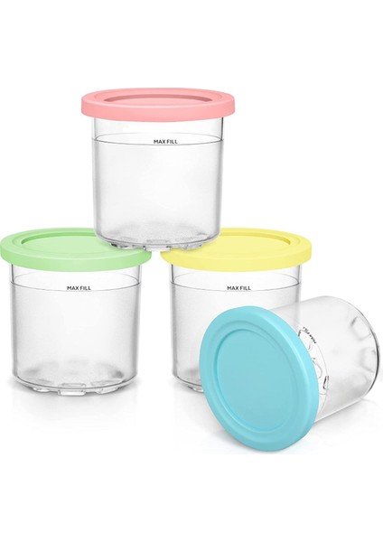 4 Adet Dondurma Kapları ve Kapakları Creami NC301 NC300 NC299AMZ Serisi Saklama Kapları Gıda Dondurucu (Yurt Dışından) fiyatları