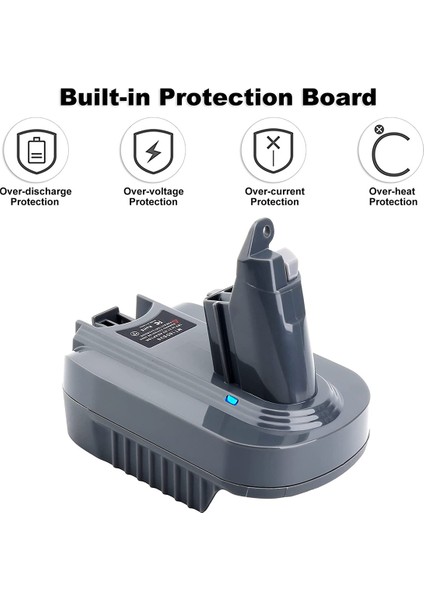18V Lityum BL1850 BL1815 BL1830 Için V6 Adaptörü SV04 SV03 DC59 DC58 DC62'YE Dönüştürün (Yurt Dışından) fiyatları