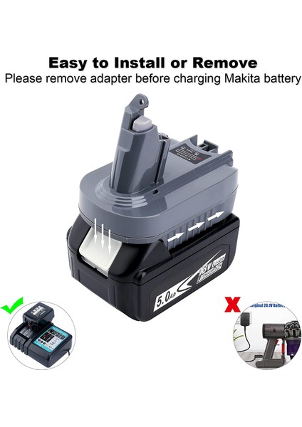 18V Lityum BL1850 BL1815 BL1830 Için V6 Adaptörü SV04 SV03 DC59 DC58 DC62'YE Dönüştürün (Yurt Dışından) indirimleri