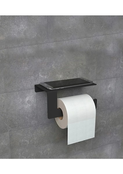 Banyo Duvar Rafı ve Tuvalet Kağıtlığı Seti - Siyah, Paslanmaz Metal, Raflı ve Havluluklu, Şık ve Dayanıklı Tasarım modelleri