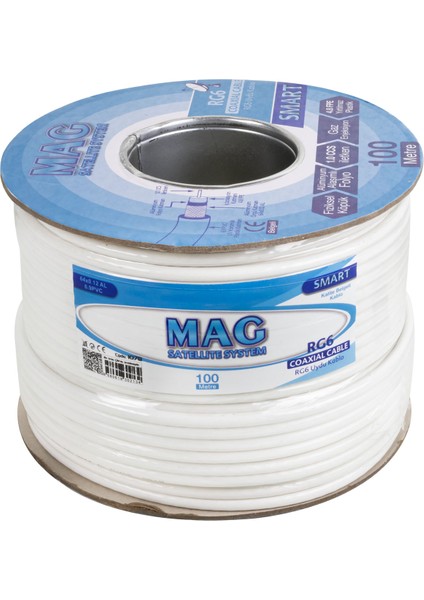 Mag Smart Rg6/u4 64 Tel Anten Kablosu (100 Metre) (4741)