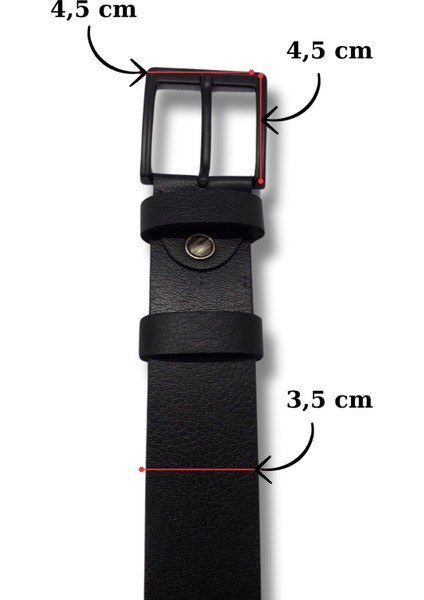 Erkek Kemer Çocuk Yetişkin Siyah Kare Çelik Tokalı Deri Kemer fiyatları