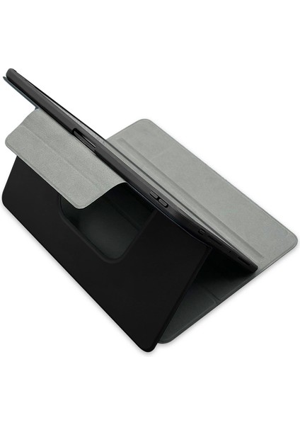 Apple iPad Air 11 2024 Standlı Kalem Bölmeli Kılıf Raptic Spin Detachable Folio Pu Ayrılabilir Siyah