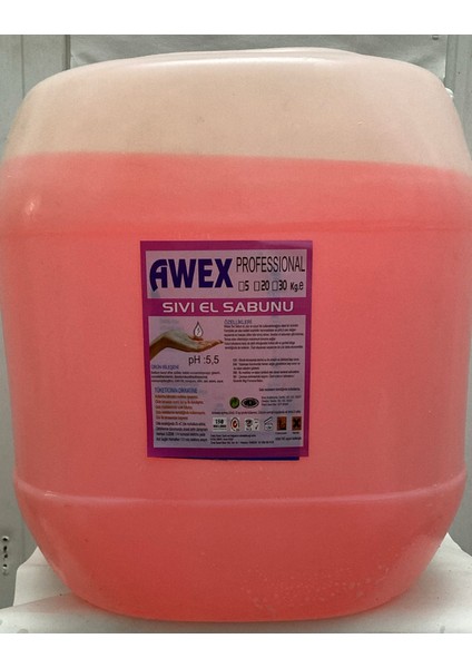 Sıvı El Sabunu Çok Amaçlı Ekonomik 30 Litre Bidon