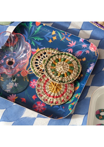 Tam Dao Deniz Çayırı Bardak Altlığı 10 Cm Renkli fiyatları