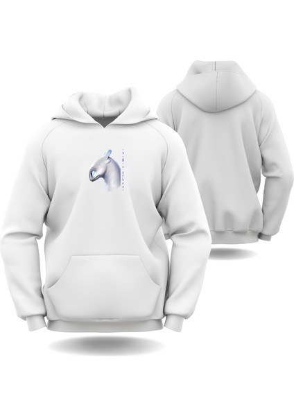 Ejderha Sevgililer Günü Slimfit Kapüşönlu Hoodie Kadın Sweatshirt 7002K
