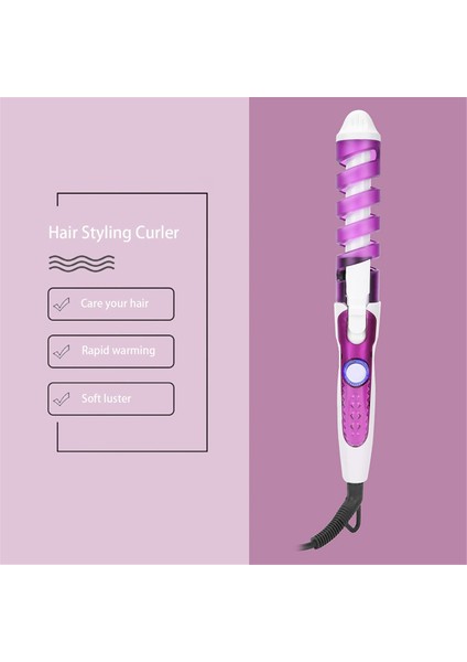 Elektrikli Döner Bukle Makinesi Spiral Anti-Haşlanma Saç Şekillendirme Aletleri Ab Fişi (Yurt Dışından) fırsatları