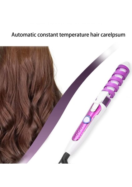 Elektrikli Döner Bukle Makinesi Spiral Anti-Haşlanma Saç Şekillendirme Aletleri Ab Fişi (Yurt Dışından) indirimleri