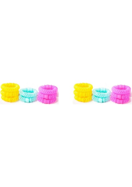 Moda 16 Adet Sihirli Saç Kıvırıcı Spiral Bukleler Rulo Donutlar Bukle Şekillendirme Aracı Aksesuarları (Yurt Dışından)