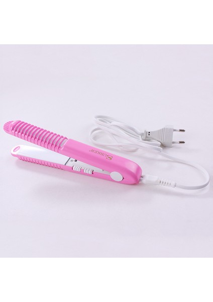 SK-105 Mini Taşınabilir Elektrikli Düzleştirici Seramik Saç Kıvırıcı ve Düzleştirici Perma Şekillendirme Aleti Kıvırıcı Eu Fişi (Yurt Dışından) modelleri