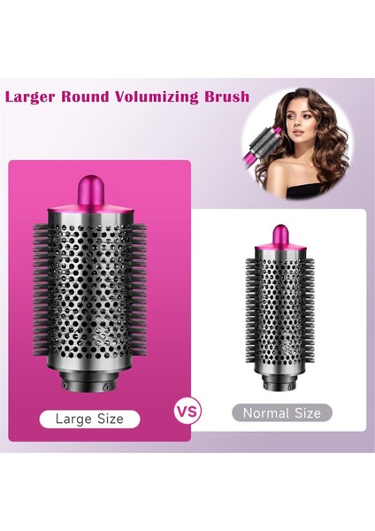 Aksesuarlar Için Büyük Yuvarlak Hacim Veren Fırça Daha Büyük Hacim Veren Eklenti Aracı, Gül (Yurt Dışından) fiyatları