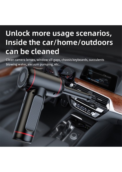 Basınçlı Hava Toz Alma Cihazı Taşınabilir Kablosuz Üfleyici Bilgisayar Temizleme Pc Klavye Araba Kırıntıları, Toz Üfleme (Yurt Dışından)