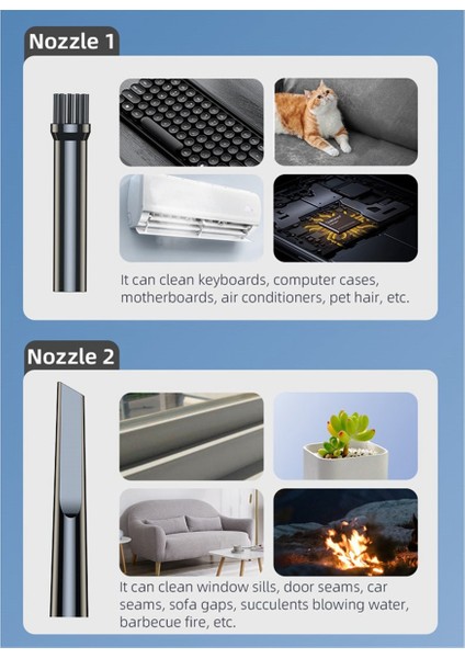 Basınçlı Hava Toz Alma Cihazı Taşınabilir Kablosuz Üfleyici Bilgisayar Temizleme Pc Klavye Araba Kırıntıları, Toz Üfleme (Yurt Dışından) indirimleri