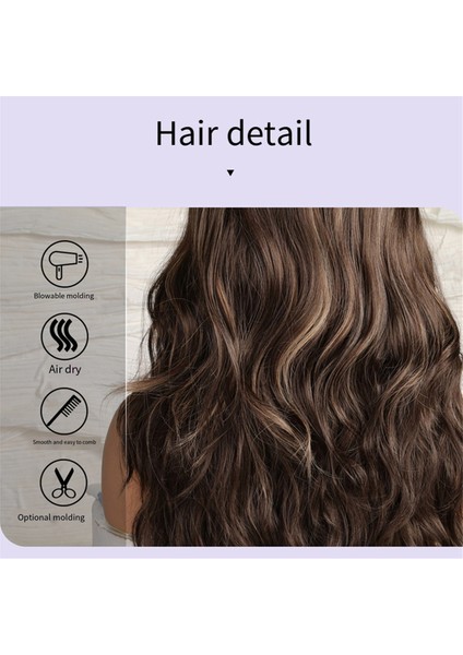 Avrupa ve Amerikan Tarzı Peruk Siyah Kahverengi Patlama Büyük Dalga Uzun Kıvırcık Saç Kimyasal Lif Bukleler Vurgulama (Yurt Dışından) fırsatları