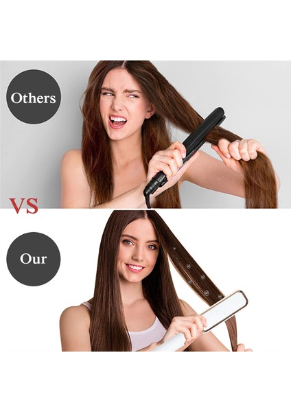 2'si 1 Arada Elektrikli Düzleştirici Tarak Düz Saç Düzleştirici Negatif Anti-Haşlanma Kıvırma Makinesi Şekillendirici Uk Plug-E (Yurt Dışından) fırsatları