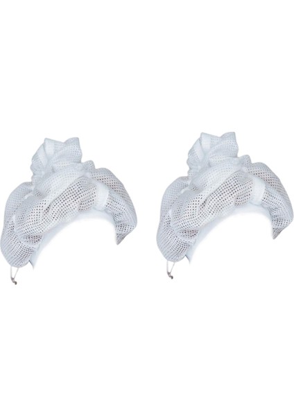 2 Adet Kıvırcık Saçları Kurutmak Için Ağ Plopping Şapka, Kuru Saç Ağ Şapkası, Ağ Saç (Yurt Dışından)