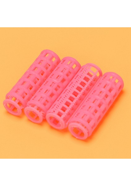 48 Adet Pembe Plastik Kendin Yap Saç Şekillendirici Makara Bigudi Klipsleri (Yurt Dışından)