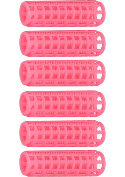 48 Adet Pembe Plastik Kendin Yap Saç Şekillendirici Makara Bigudi Klipsleri (Yurt Dışından)