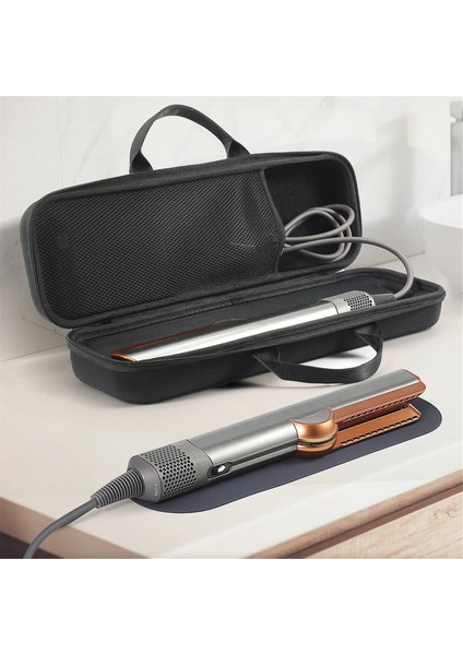 Airstrait HT01 Saklama Çantası Saç Düzleştirici Sert Taşıma Çantası Su Geçirmez Taşınabilir Seyahat Çizilmez Siyah (Yurt Dışından) modelleri