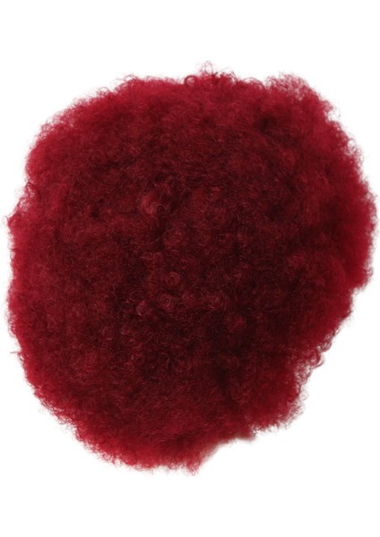 Afrika Afro Bordo Peruk Kıvırcık Brezilya Saç Kısa Kızlar Için Moda (Yurt Dışından)