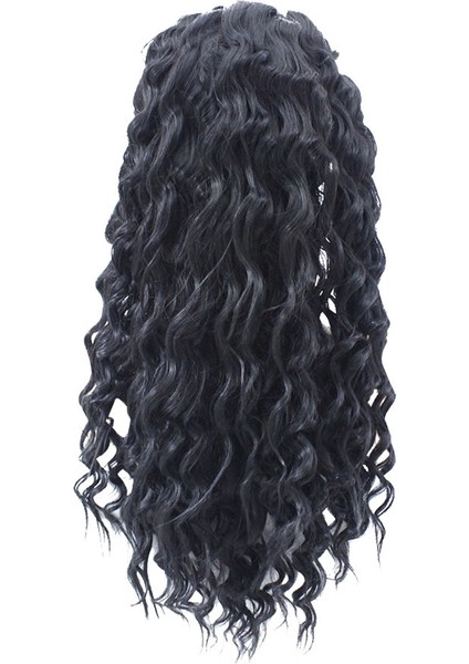 20 Inç Ön Dantel Kıvırcık Saçaklı Peruk Saç Perukları Brezilyalı - Kadınlar Için Insan Saçı (Yurt Dışından)