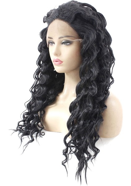 20 Inç Ön Dantel Kıvırcık Saçaklı Peruk Saç Perukları Brezilyalı - Kadınlar Için Insan Saçı (Yurt Dışından) fiyatları
