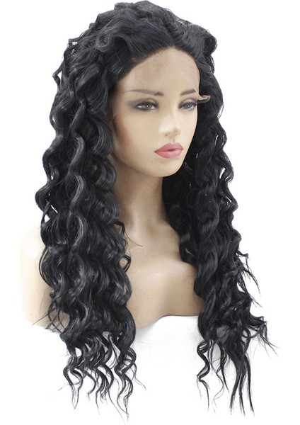 20 Inç Ön Dantel Kıvırcık Saçaklı Peruk Saç Perukları Brezilyalı - Kadınlar Için Insan Saçı (Yurt Dışından) modelleri