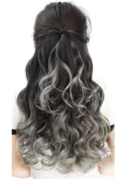 Uzun Düz At Kuyruğu Bağcıklı Sentetik Kadın Peruk Klipsli Saç Uzantıları Isıya Dayanıklı Sahte B (Yurt Dışından) fiyatları